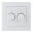 EcoDim Bouton variateur DUO Berker S1 incl. Cache Interrupteur Rotatif